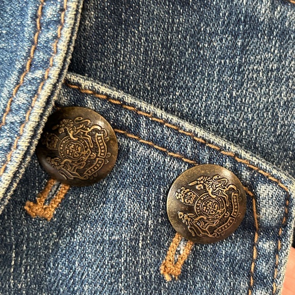 Free People Cropped Denim Jacket - Picture 4 of 14